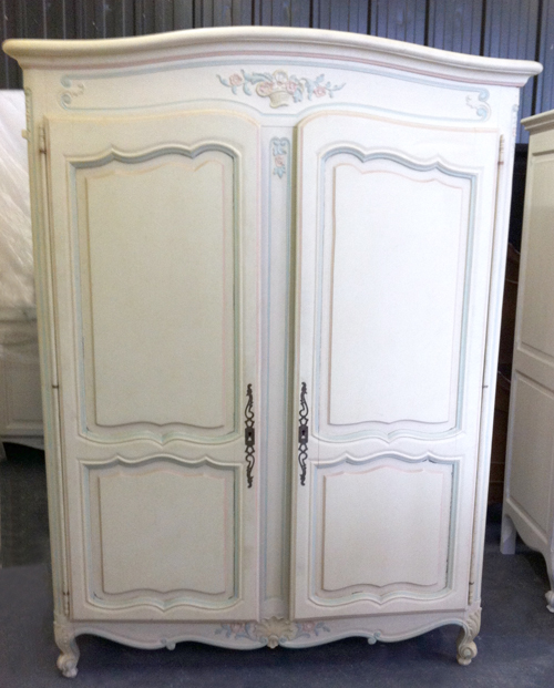 old French 2 door provencal style armoire